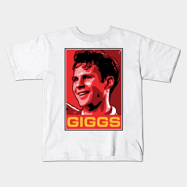 Giggs Kids T-Shirt by DAFTFISH